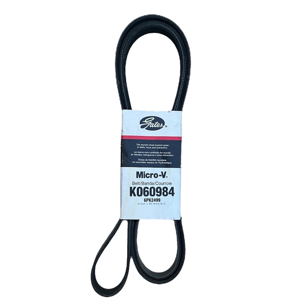 Serpentine Belt Micro-V Gates K060984 6PK2499, 21mm x 2510mm